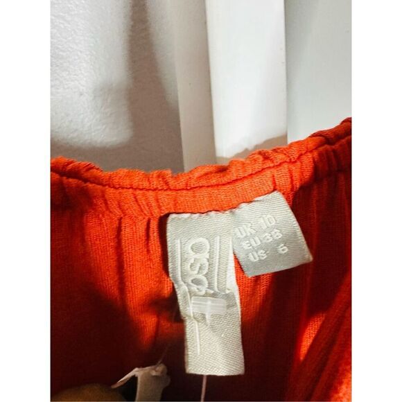 NWT ASOS Maternity Burnt Orange Wide Legged Jumpsuit - Picture 6 of 8